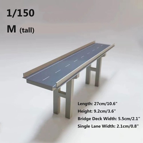 1/64-300 Diorama Highway Bridge Viaduct Model City Building Scene Display Toys - Picture 10 of 34