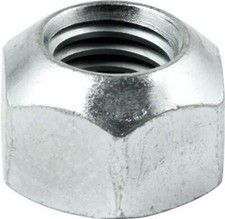 58-11 Thread 1 Hex 45 Degree Seat Open End Steel Lug Nut Zinc Oxide Set Of 20