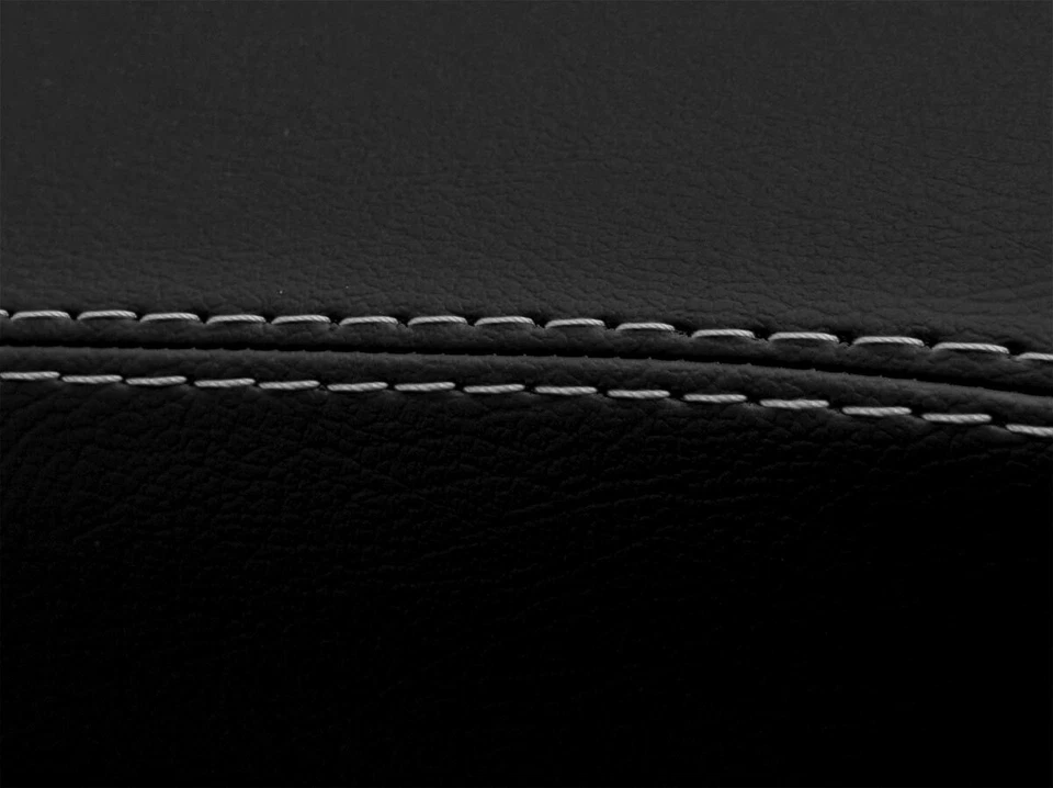 Se adapta a Toyota Matrix 2003-2008 PVC cuero consola tapa reposabrazos cubierta puntada gris Foto 4 de 4