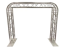 Complete Square Aluminum Truss Goal Post Lighting System For DJ Lights Speakers
