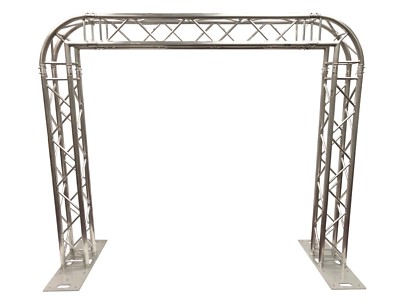 Complete Square Aluminum Truss Goal Post Lighting System For DJ Lights Speakers