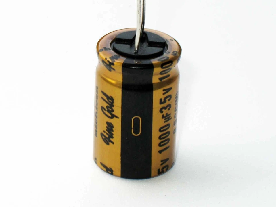 2X (1 pair) Nichicon Muse FG Capacitor, 1000uf 35V - Audiophile Grade - Image 2 of 2