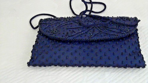 floral beaded bag