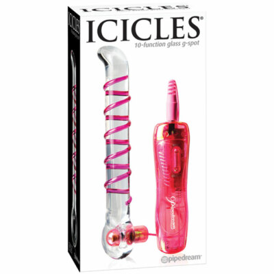 Icicles No. 4- Glass Vibrating G Spot Dong Dildo Vibrator Massager Sex Toy  | eBay