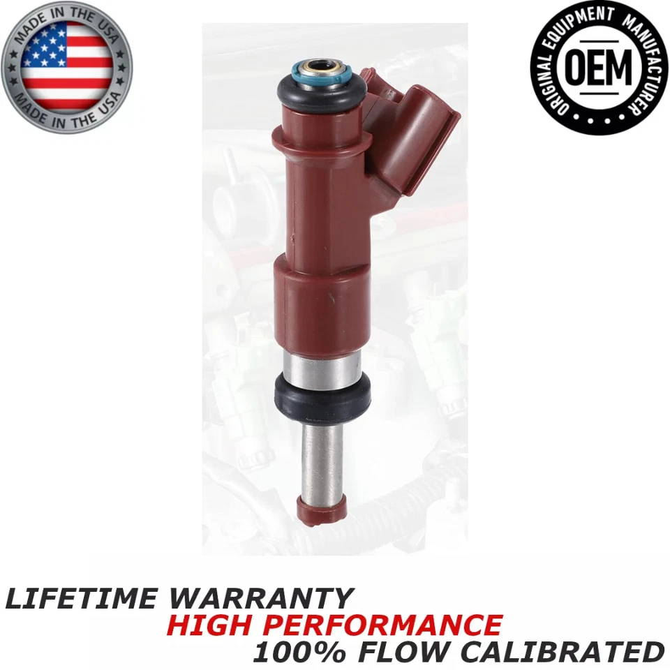 x6 NOVO ORIGINAL DO FABRICANTE DENSO Injetores de Combustível Para 2006-2011 Toyota RAV4 3.5L V6 - Imagem 2 de 4