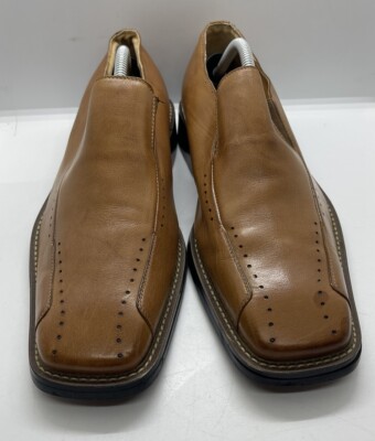 Ball Band Loafer Slip On Shoes Men’s Size 10 Brown Leather USA Made Square Toe Men main image 4