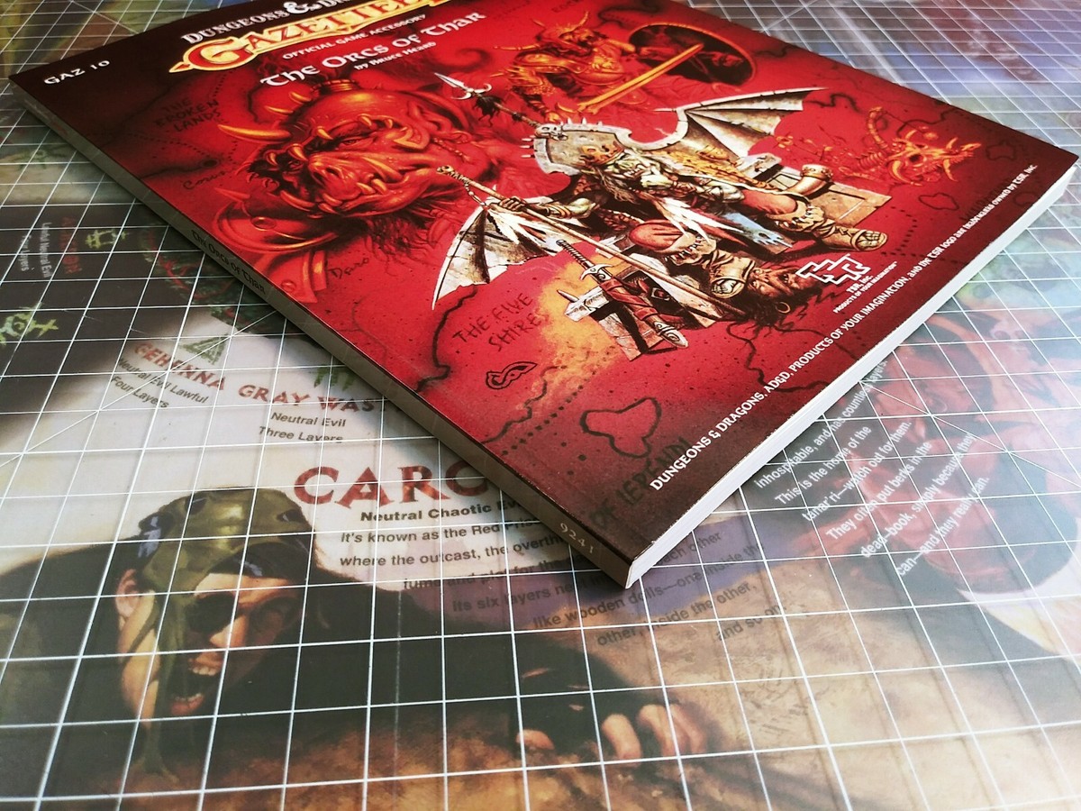 GAZ10 The Orcs of Thar - Dungeons & Dragons - Gazetteer - D&D