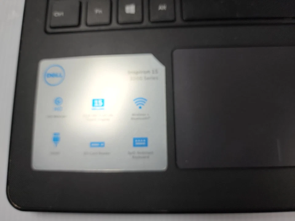 DELL Inspiron 3558 15.6" HD Intel i3-5015U 2.1GHz 1TB HDD 6GB RAM DVD REPUESTOS Foto 4 de 4