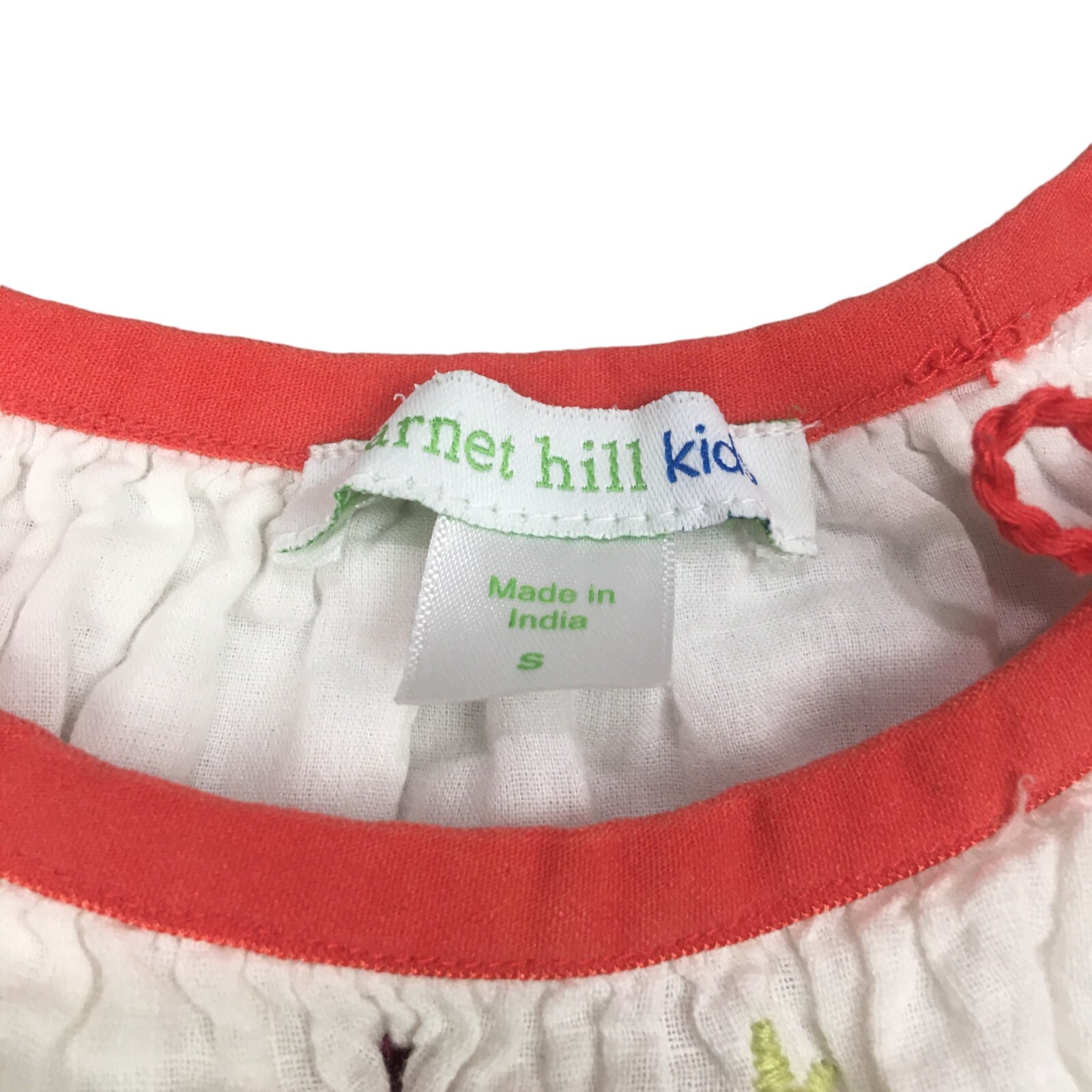 Hill Dress Delilah Tunic Short Sleeve Embroidered Lined 100