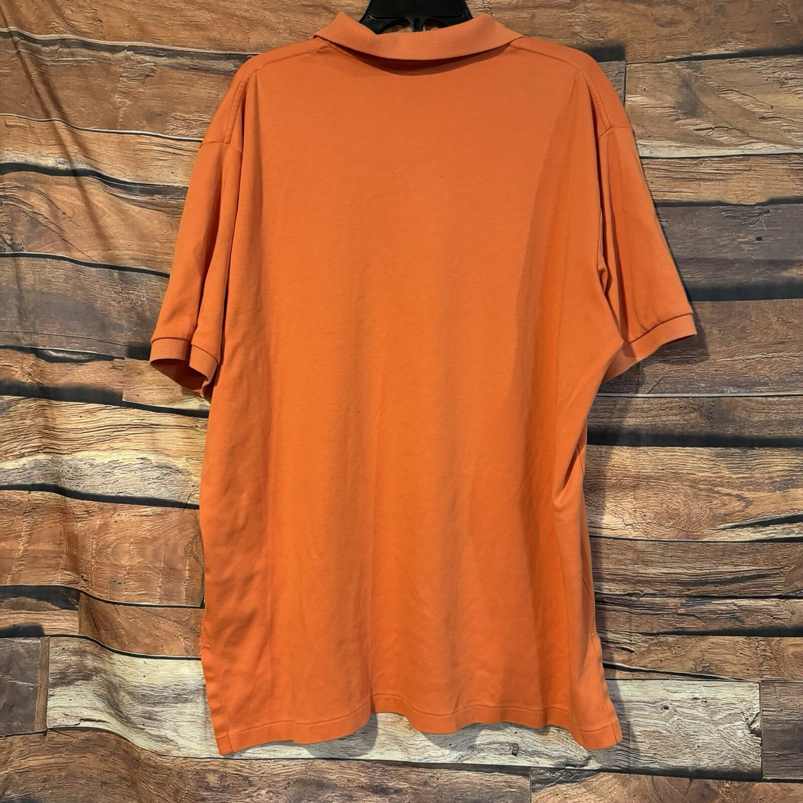 Polo Ralph Lauren camicia uomo XL arancione manica corta verde pony golf passeggio vintage