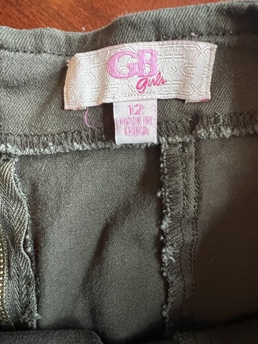 GB Girls denim jean skirts (2) sz 12 stretch Gianni Binni - Picture 7 of 7