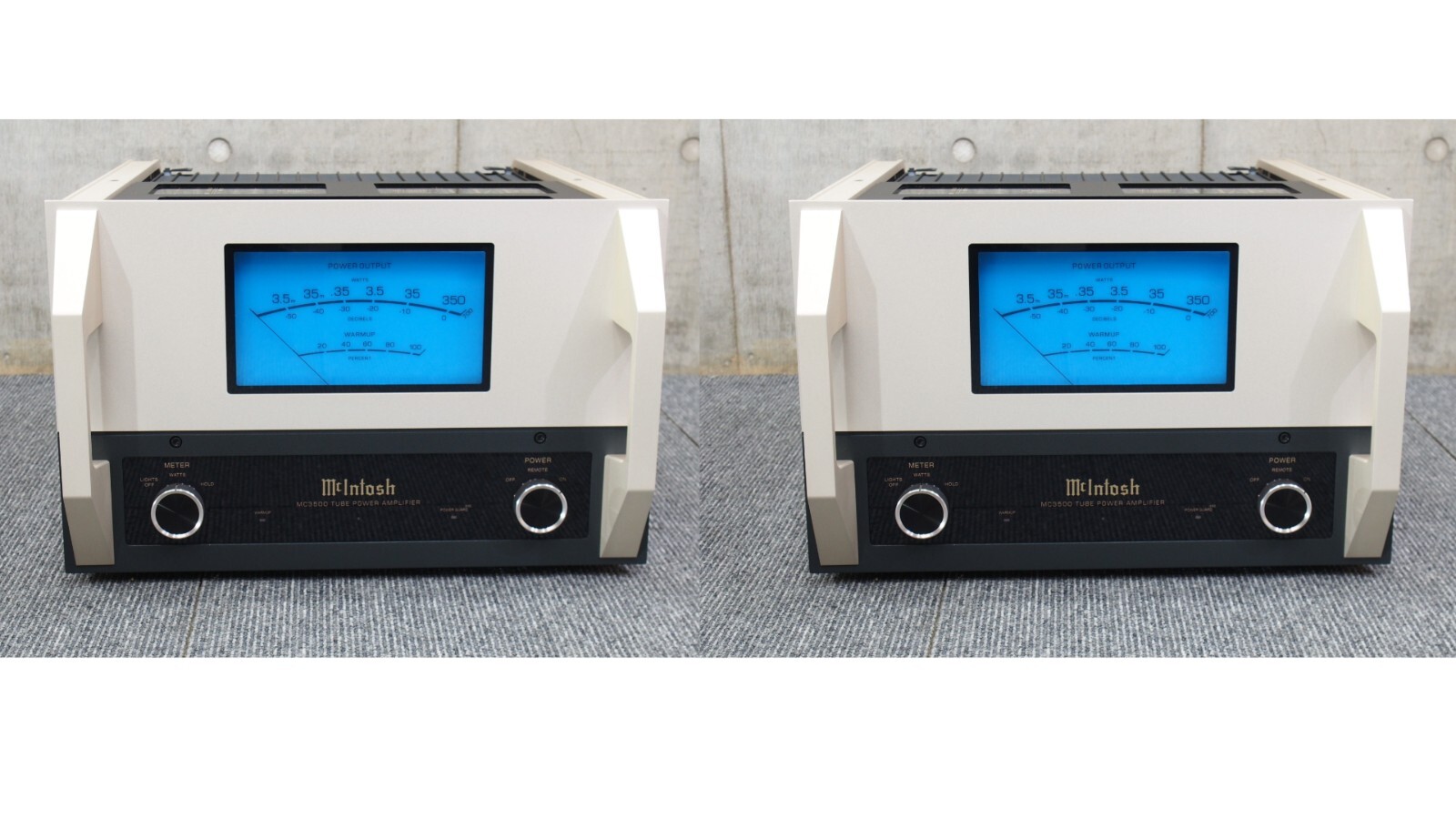 McIntosh MC3500 Vacuum Tube Mono Poweramp Pair 350 W – Vintage Audiophile