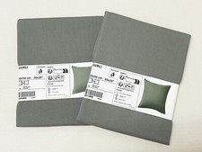 Ikea GURLI Pillow cushion cover gray 20x20 " 2 Pack 602.811.44 - NEW