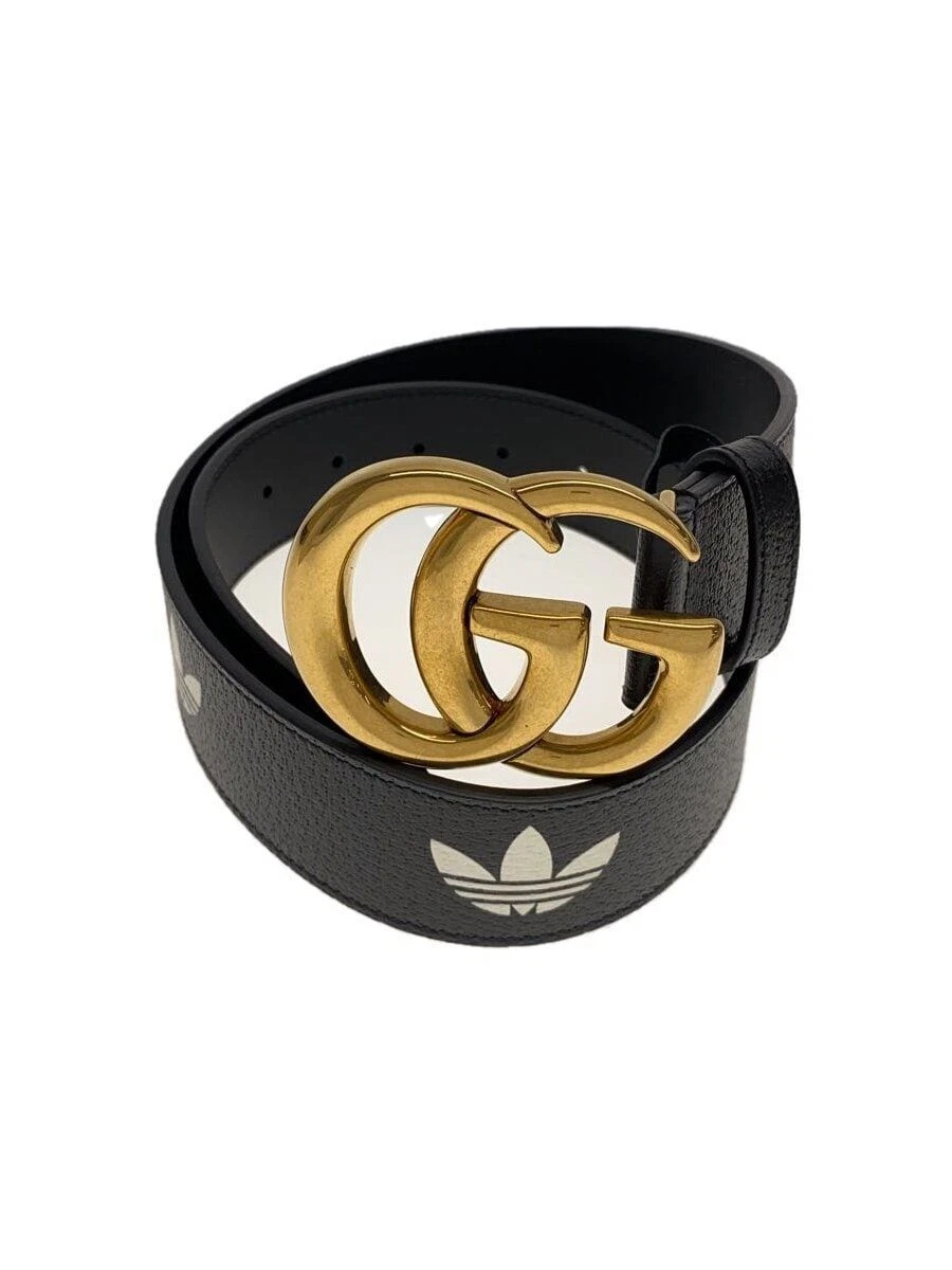 Ceinture GUCCI double G large rayonne noire motif total homme 406831 occasion