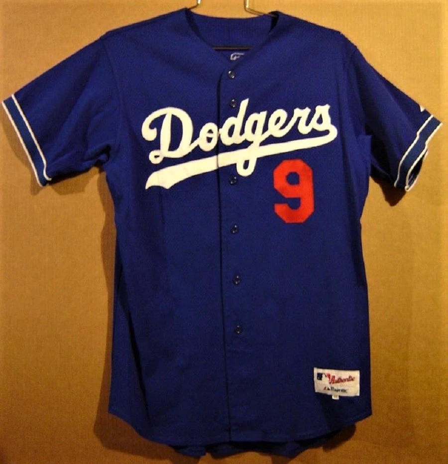 LOS ANGELES DODGERS MARQUIS GRISSOM #9 MLB BATTING Majestic Size 46 JERSEY