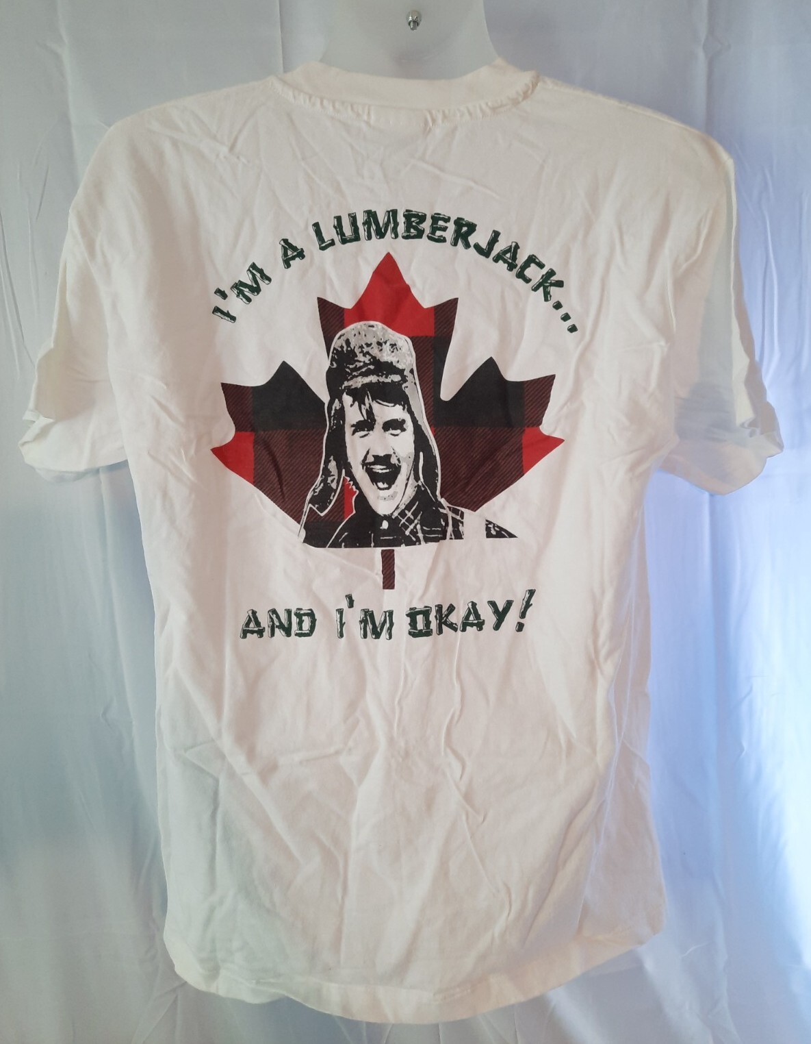 Vintage Monty Python Lumberjack Flying Circus T S… - image 3