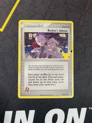 Pokemon Rockets Admin Holo 86/109 Celebrations Classic