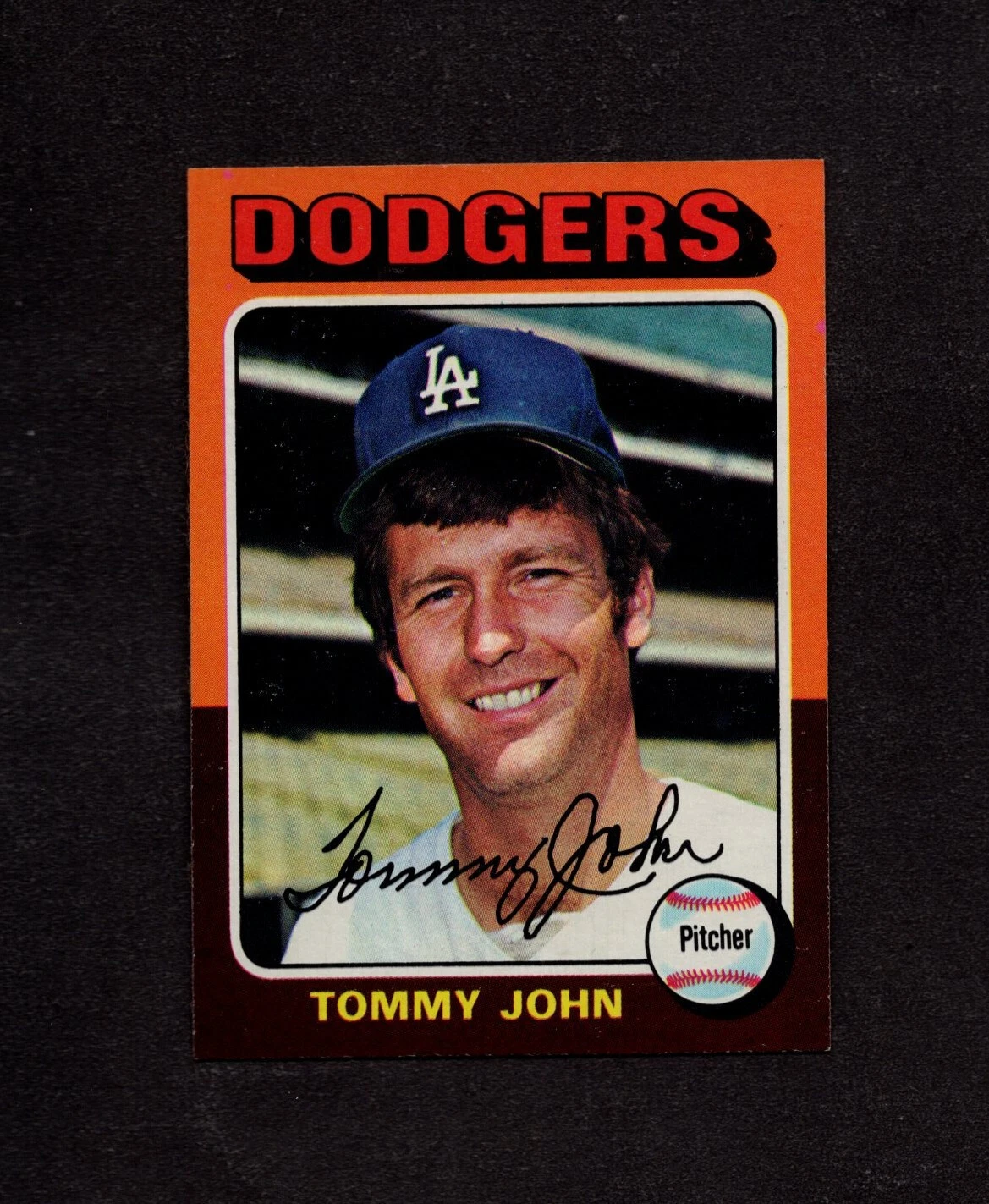 Tommy John trading card