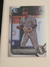 2022 Bowman Chrome Draft JORDAN SPRINKLE 1st Bowman Chicago WHITE SOX #BDC-183