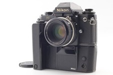 Nikon F3 35mm Film Camera Eyelevel w/ Ai 50mm F1.8 Lens, MD-4 from JPN EXC 4