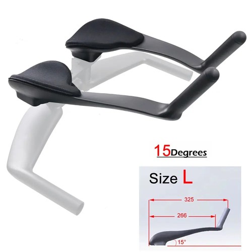 Carbon Time Trial Road Bike Handlebar TT Bar Rest Triathlon Handlebars Bike Part - Picture 40 of 40