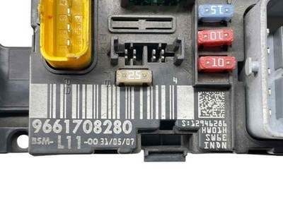 9661708280 fuse relay box DELPHI BSM L11 139669 PEUGEOT 307 BREAK SW S2 2005