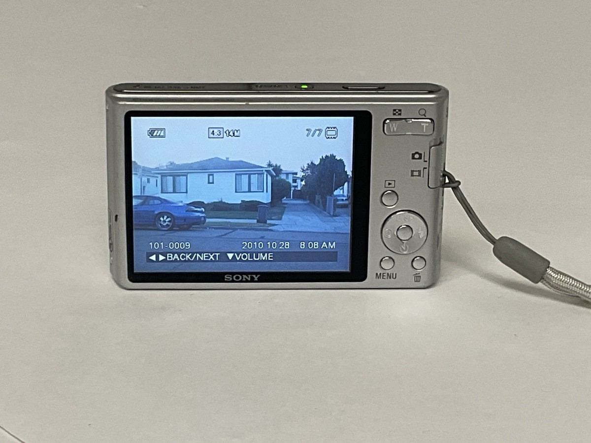 SONY Cyber-Shot DSC-W330 Digital Camera Silver - 14.1MP | eBay