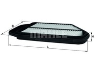 Mahle LX 3152 Luftfilter FüR Chevrolet Spark (M300)
