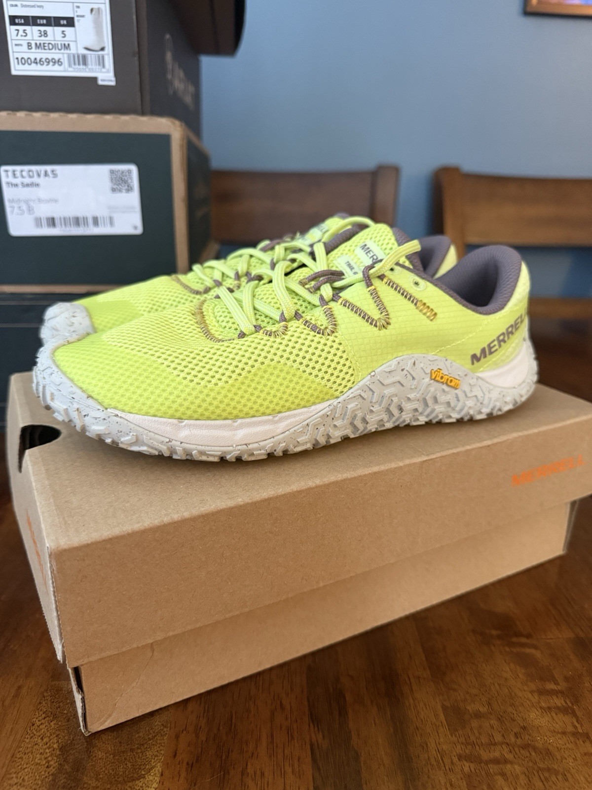 Guanto Merrell Trail 7 colore sedano donna 7 5 piedi nudi escursionista