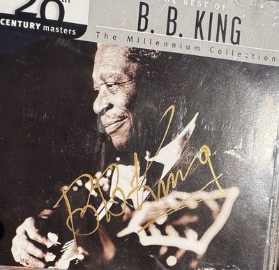 Signed B.B. King 20th Century Masters (CD, 1999) Blues Festival Concert Ticket