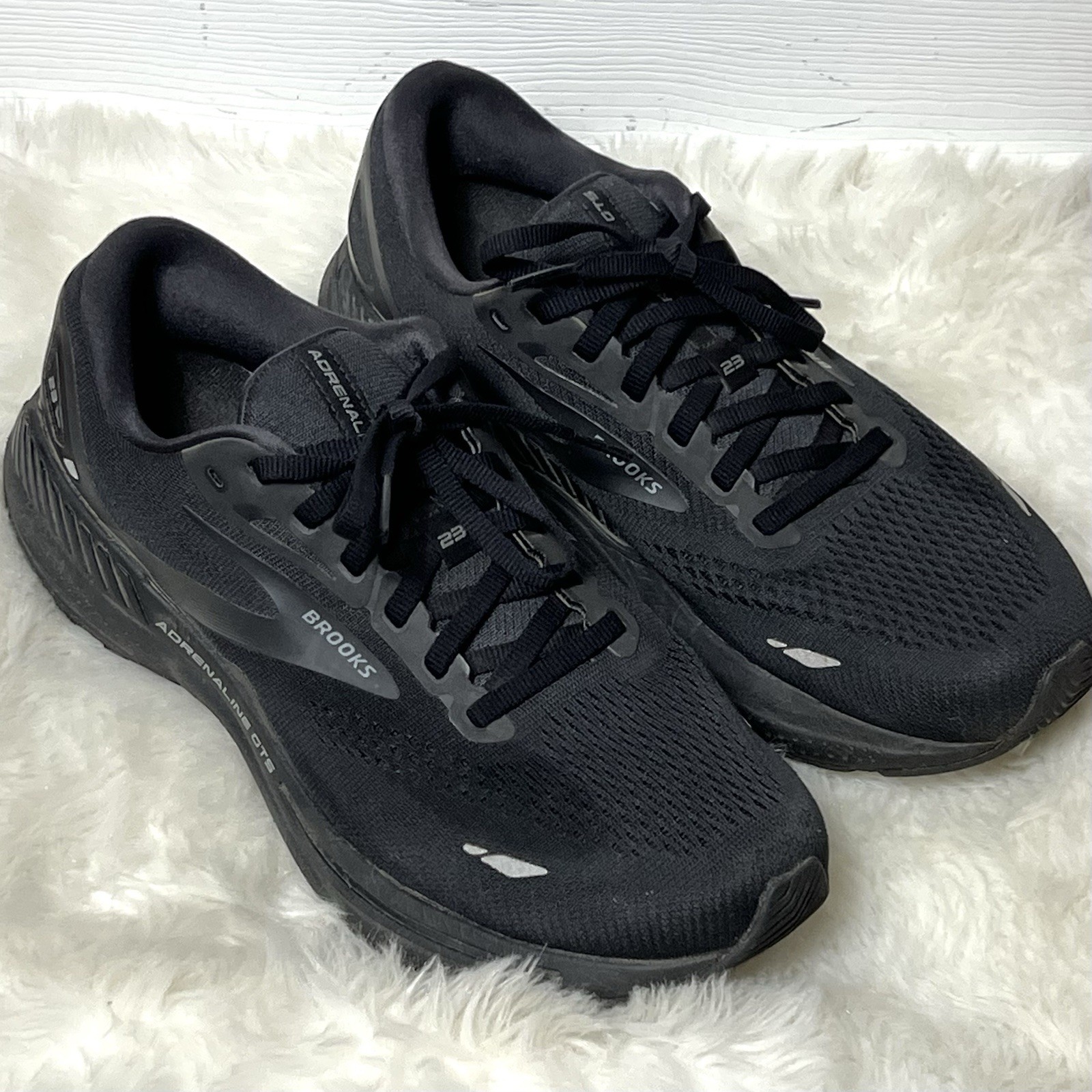 (READ)Brooks Sneakers Running Shoes Adrenaline GTS 23 Black Mens 9 (Womens 10.5)