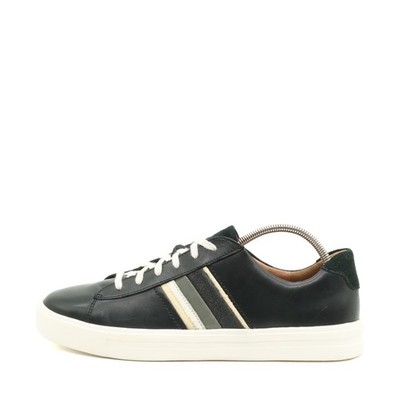 Clarks Damen 15764 Schuhe Schwarz Leder Low-Top Unstructured Sneaker EU 41