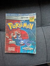 Pok mon Ruby  Sapphire Strategy Guide - Nintendo Power GBA 2003 