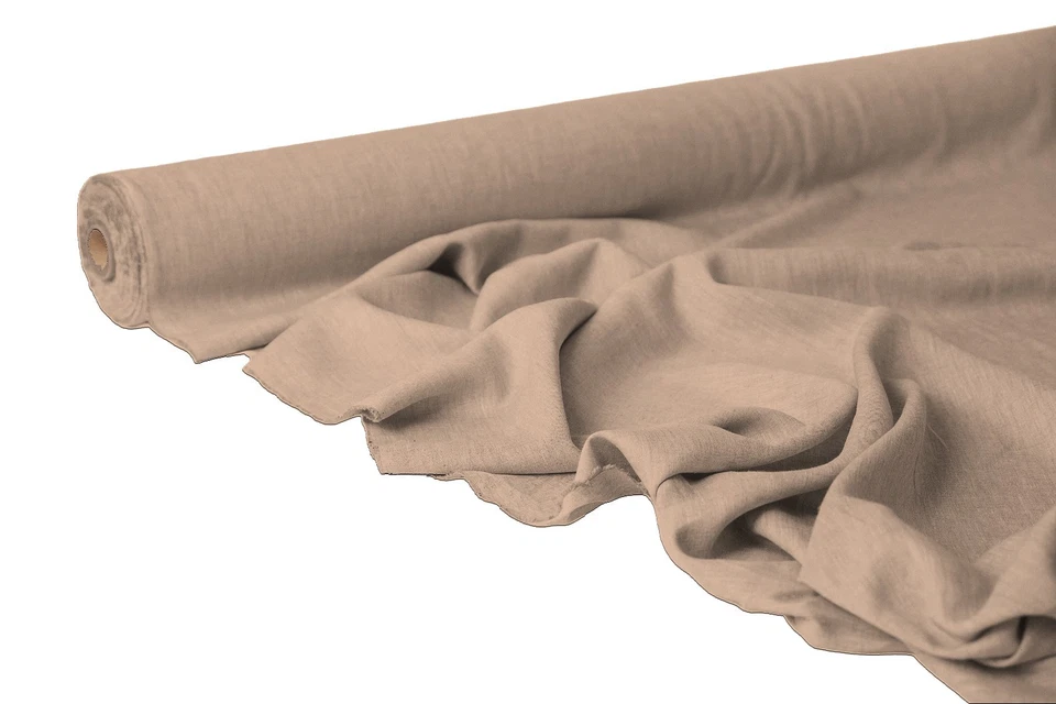 100% Pure Linen Fabric by the Yard/Meter – Medium Weight | 56” Wide - Image 2 of 4