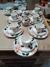 Villeroy Boch Wildrose Kaffeegeschirr für 8 Personen Sehr Gut Erhalten