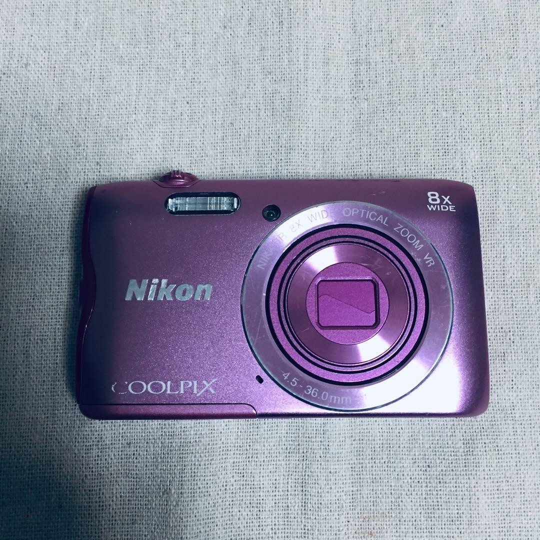 Nikon COOLPIX A300 Pink Digital Camera Used from JAPAN | eBay