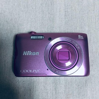 Nikon COOLPIX A300 Pink Digital Camera Used from JAPAN | eBay