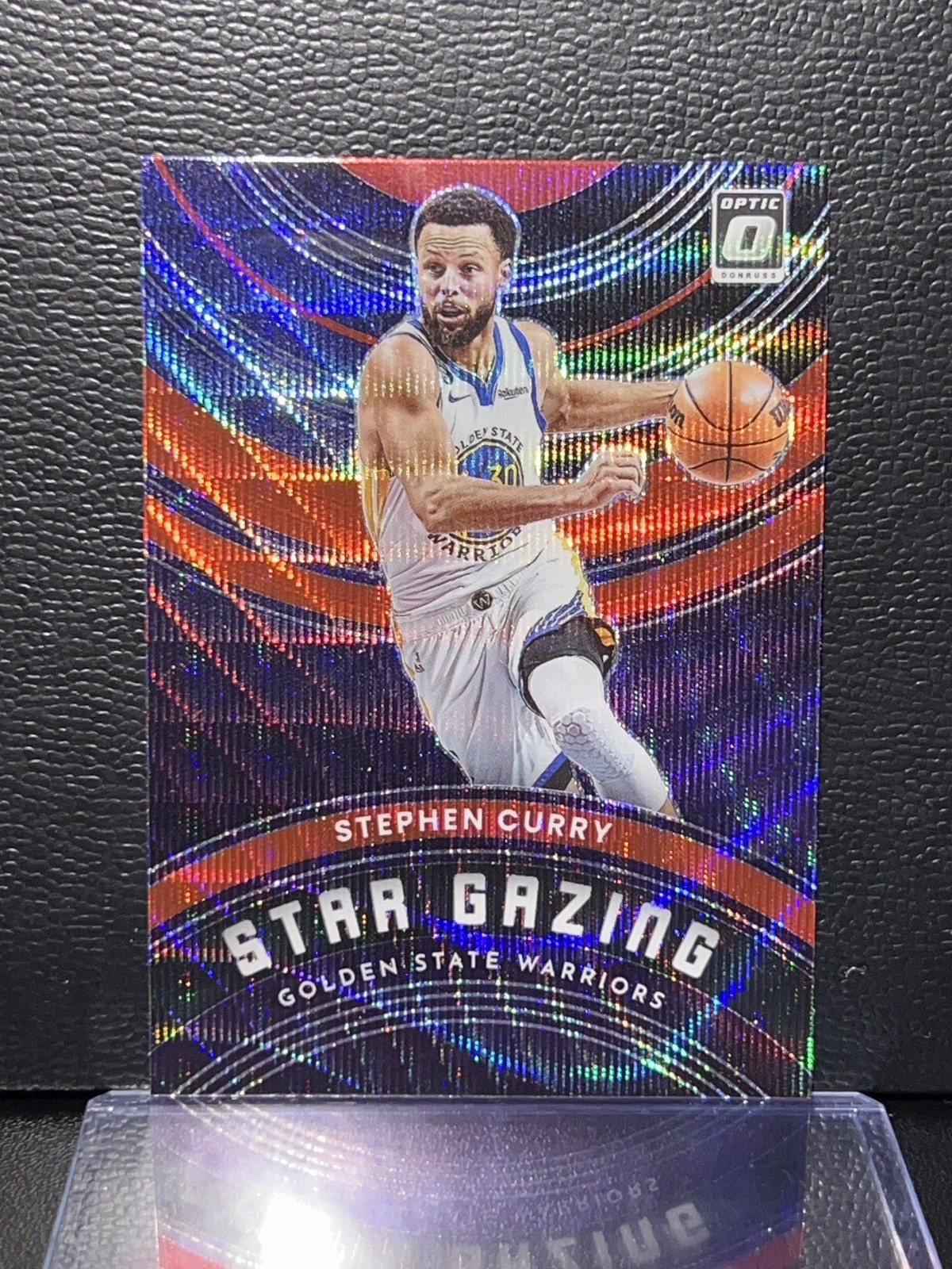 Stephen Curry 2022-2023 Donruss Optic Star Gazing Red Wave #10
