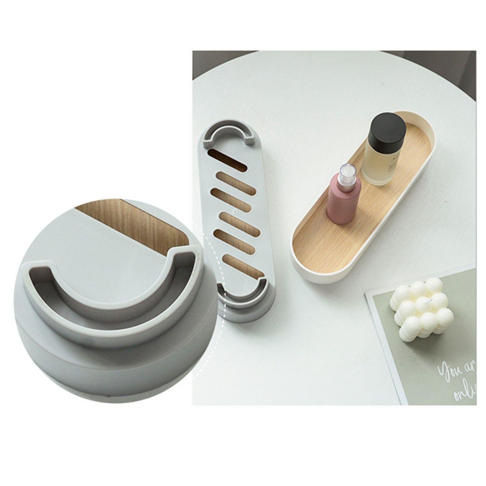 New Tray Incense Sundries Cosmetics Storage Tray Tabletop Finishing Box Shoe C