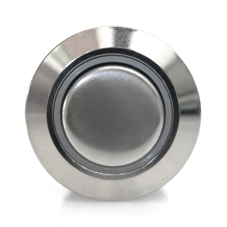 16mm Latching Billet Button with LED Blue Ring AutoLoc AUTSW39B custom street - Image 3 of 4