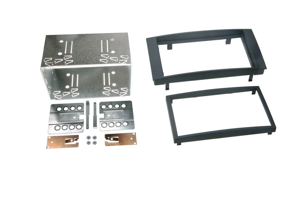 Einbauset Doppel DIN Autoradio für VW Touareg T5 Caravelle Multivan 02-10 - Bild 2 von 4