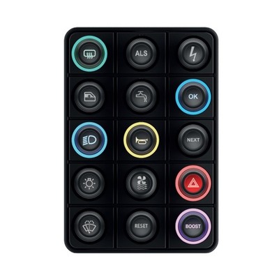AIM CAN-Bus Tastatur (15 Tasten) - 2m Kabel - Systemerweiterung / Programmierbare Tasten