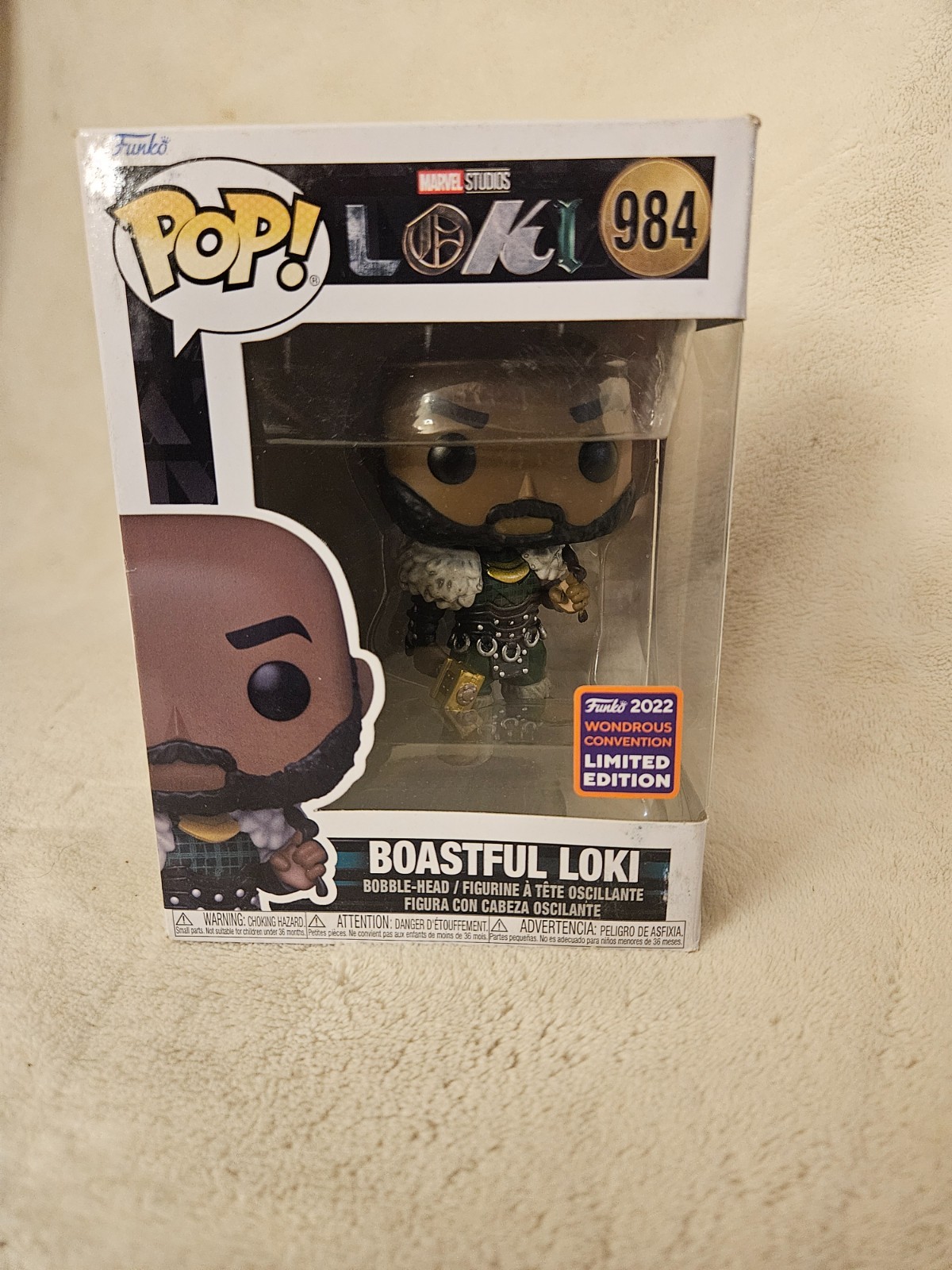 Funko Pop! Vinyl: Marvel Boastful Loki #984 Box Damage