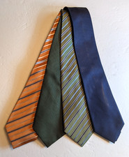 Geoffrey Beene Ties Lot Of 4 Striped and Solid