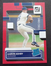 2022 Donruss Rated Rookie Red Aaron Ashby # 36 1402/2022