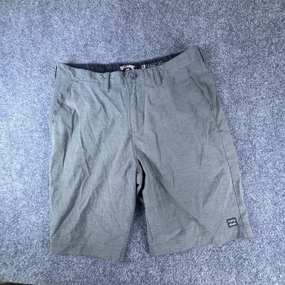 Billabong Crossfire Submersible Hybrid Shorts Mens 34x10 Asphalt Logo Stretch