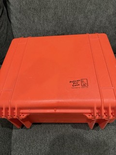 Pelican Pro Case Orange Rigid Plastic Hard Camera Case w/ Padded Foam