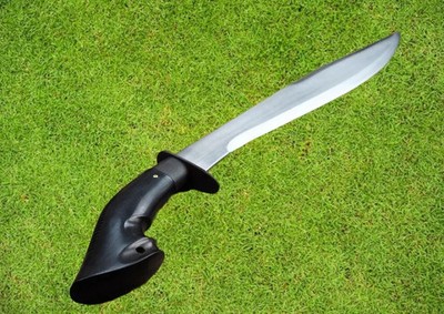 Custom Handmade Carbon Steel Itak Tagalog Philippines Sword With Leather Sheath