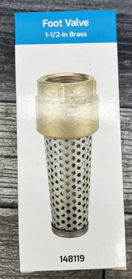 #ad Foot Valve 1 1 2in #148119 Star Water Systems {132} $10.42