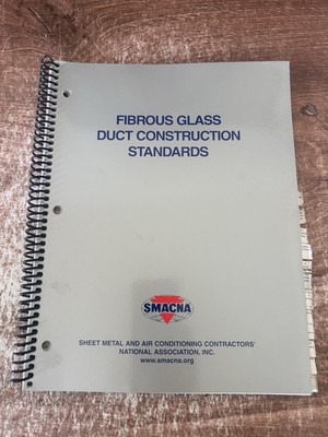 HVAC Duct Construction Standards - Metal & Flexible 7th Ed 2003, by Smacna -Good